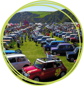 Minis lined up at the Riviera Run Minis lined up at the Riviera Run